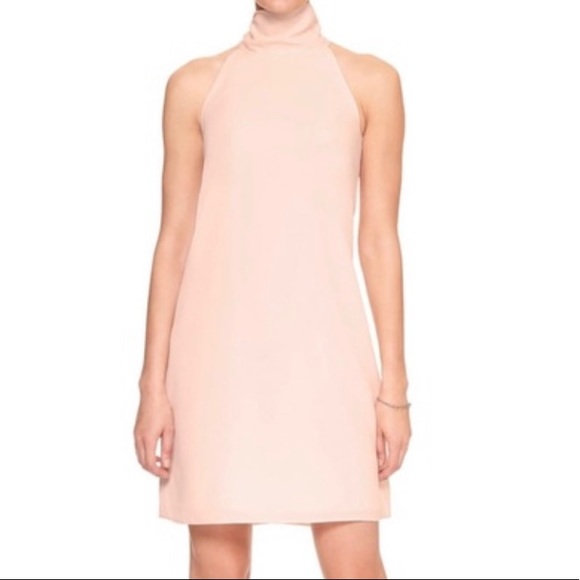 Banana Republic Tie Neck Sleeveless Shift Dress - Picture 2 of 10